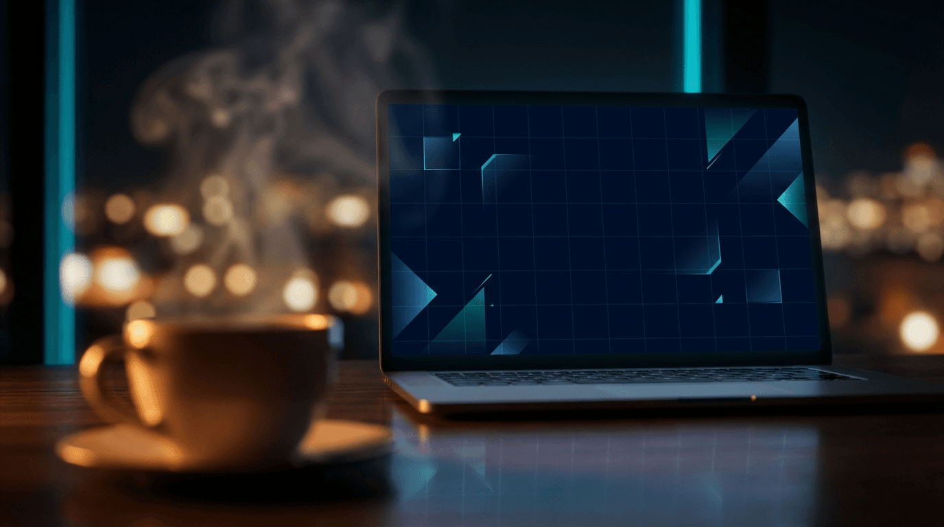 Tampilan modul digital matematika tentang pecahan di laptop